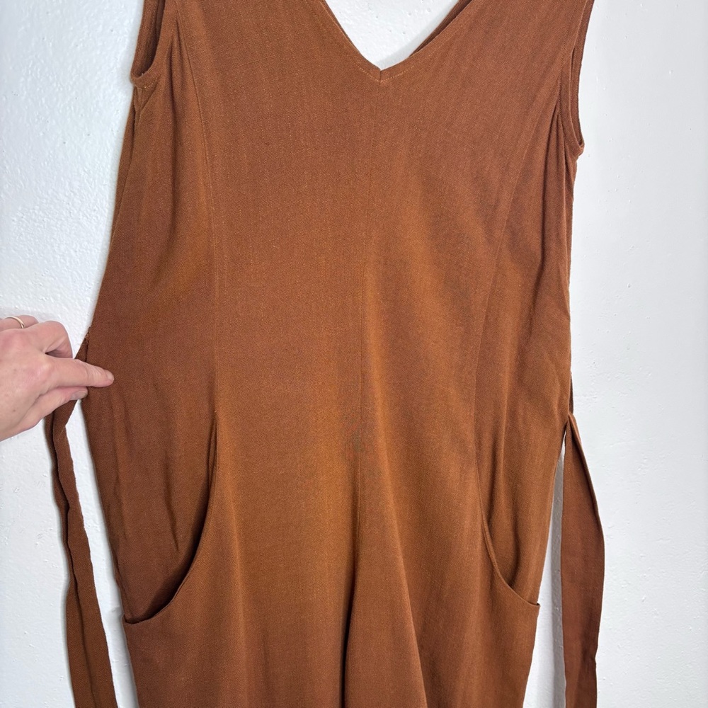 Eve Gravel Owl Moon Jumpsuit Copper Size XS EUC - Picture 9 of 10